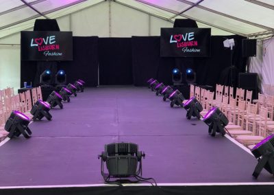 Light Installation with Love Lisburn Fashion 2019